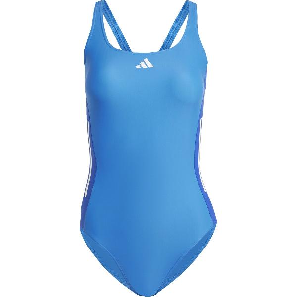 Foto van adidas Performance 3-Stripes Colorblock Badpak - Dames - Blauw- 32