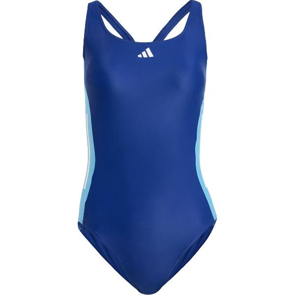 Foto van adidas Performance 3-Stripes Colorblock Badpak - Dames - Blauw- 38