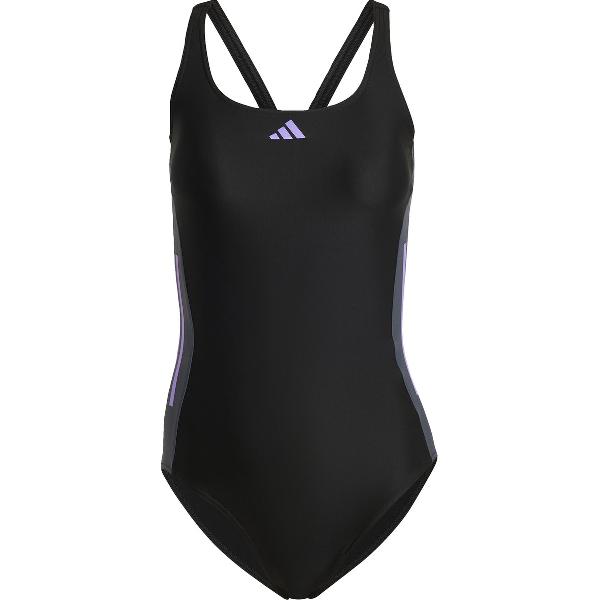 Foto van adidas Performance 3-Stripes Colorblock Badpak - Dames - Zwart- 36