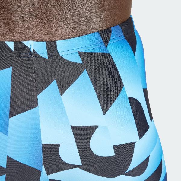Foto van adidas Performance Allover Print Zwemboxer - Heren - Blauw- M/L