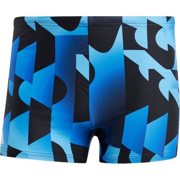 Foto van adidas Performance Allover Print Zwemboxer - Heren - Blauw- XL