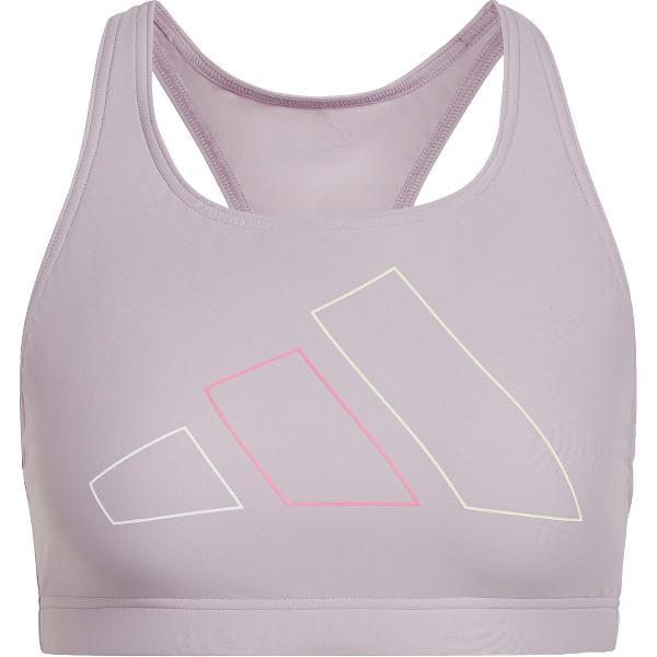 Foto van adidas Performance Big Bars Bikinitopje - Dames - Paars- L