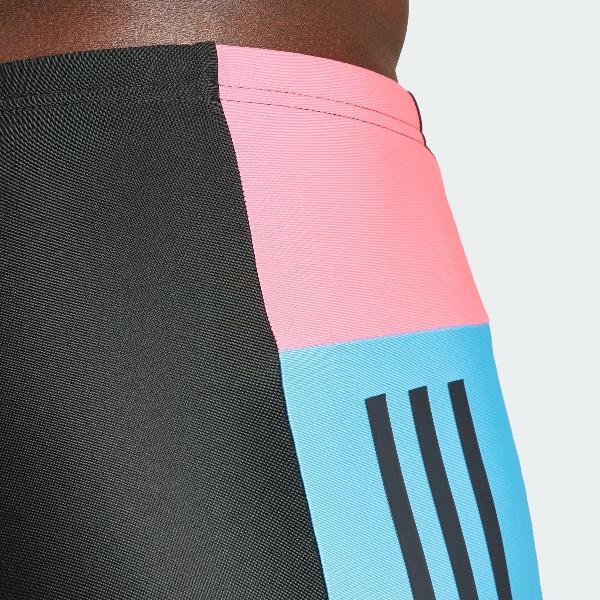 Foto van adidas Performance Colorblock 3-Stripes Swim Boxers - Heren - Zwart- XS