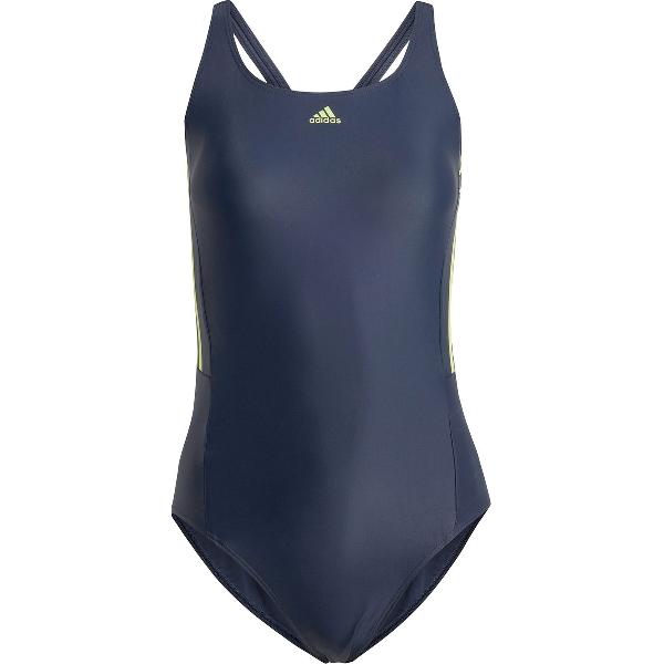 Foto van adidas Performance Mid 3-Stripes Badpak - Dames - Blauw- 40