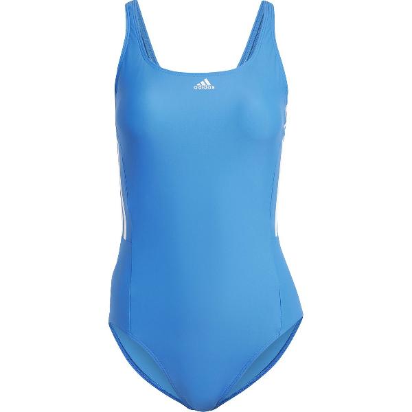 Foto van adidas Performance Mid 3-Stripes Badpak - Dames - Blauw- 46