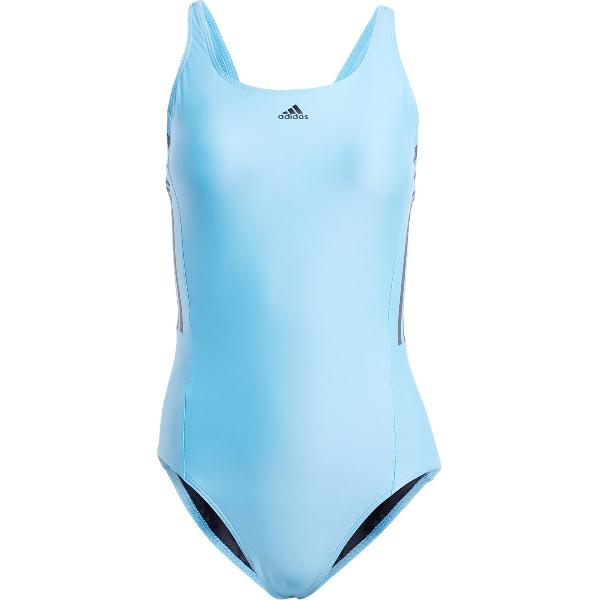 Foto van adidas Performance Mid 3-Stripes Badpak - Dames - Turquoise- 36