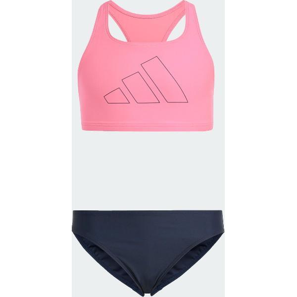 Foto van adidas Performance Performance Big Bars Bikini Kids - Kinderen - Roze- 152