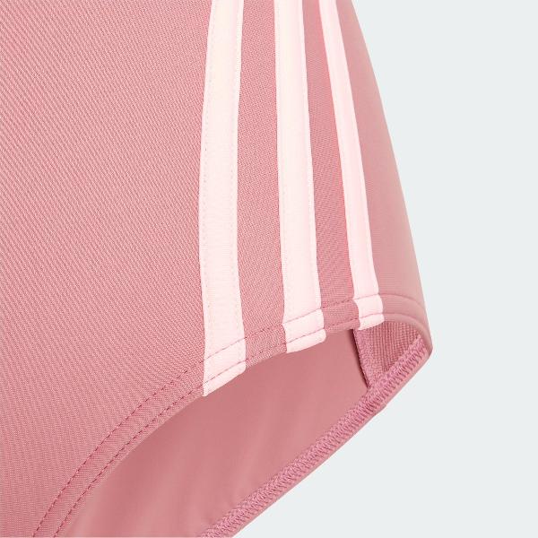 Foto van adidas Sportswear 3-Stripes Badpak - Kinderen - Rood- 104