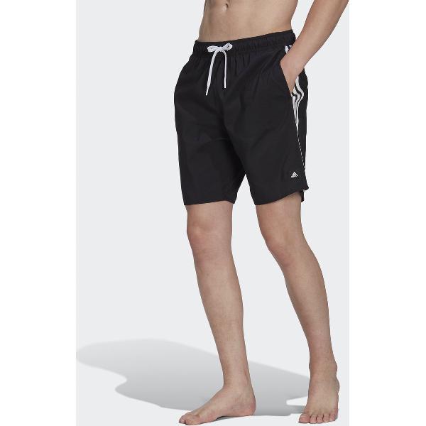 Foto van adidas Sportswear 3-Stripes CLX Zwemshort - Heren - Zwart- XS