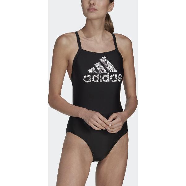 Foto van adidas Sportswear Big Logo Badpak - Dames - Zwart- 30