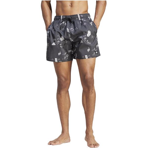 Foto van adidas Sportswear Brand Love CLX Korte Zwemshort - Heren - Zwart- M