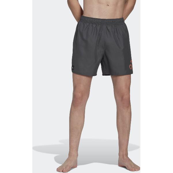 Foto van adidas Sportswear CLX Korte Zwemshort - Heren - Grijs- XS