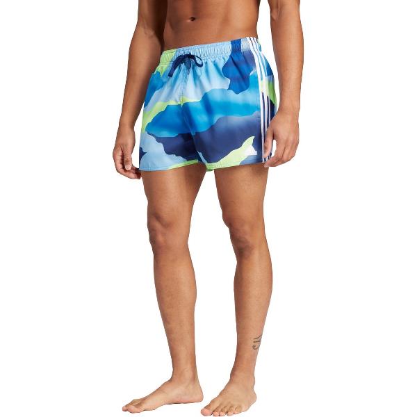 Foto van adidas Sportswear City Escape Camo 3-Stripes Cix Zwemshort - Heren - Blauw- L