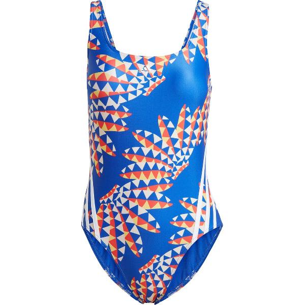 Foto van adidas Sportswear FARM Rio 3-Stripes CLX Swimsuit - Dames - Blauw- 48