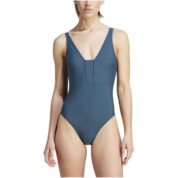 Foto van adidas Sportswear Iconisea 3-Stripes Badpak - Dames - Turquoise- 42