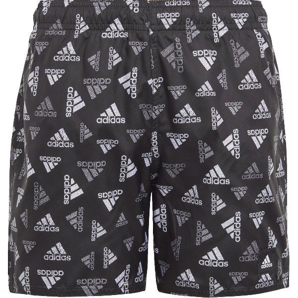 Foto van adidas Sportswear Logo Print CLX Zwemshort - Kinderen - Zwart- 152