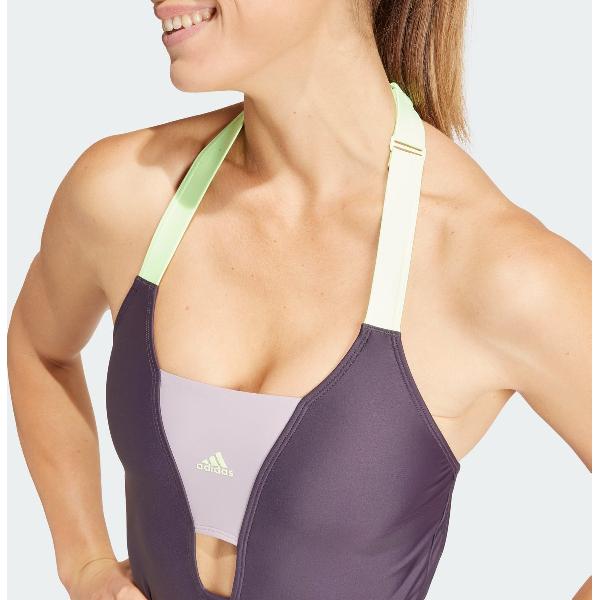 Foto van adidas Sportswear Sportswear Colorblock Swimsuit - Dames - Paars- 44