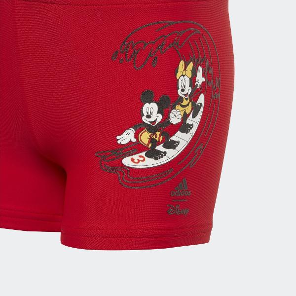 Foto van adidas Sportswear adidas x Disney Mickey Mouse Surf-Print Zwemboxer - Kinderen - Rood- 152