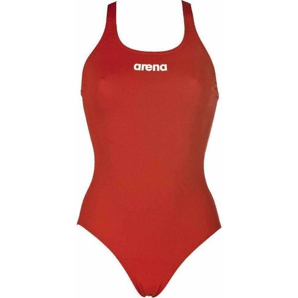 Foto van arena Solid Swim Pro One Piece Swimsuit Dames, red-white Maat DE 40 | US 36
